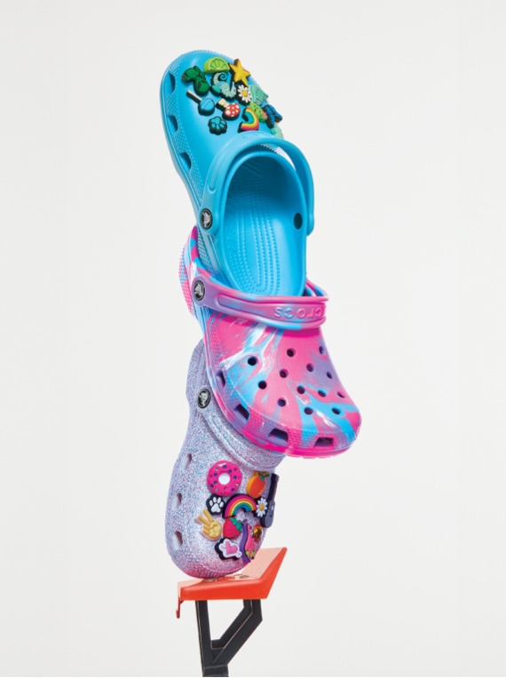 colorful crocs