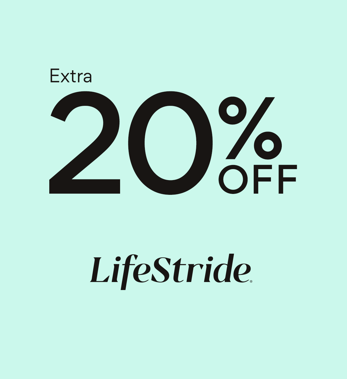 extra 20% off your favorite brands. exclusions apply