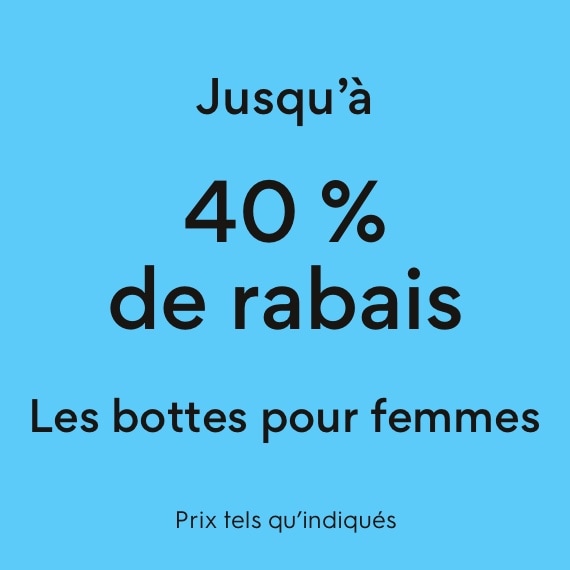 jusqu'à 40 % de réduction sur les bottes pour femmes. prix comme indiqué