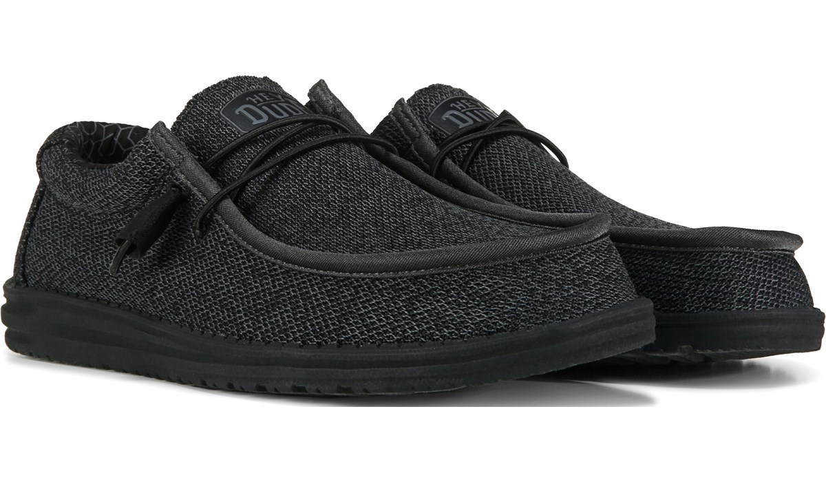 Hey Dude Wally Sox Classic Men's Knit Slip On Loafer Shoes