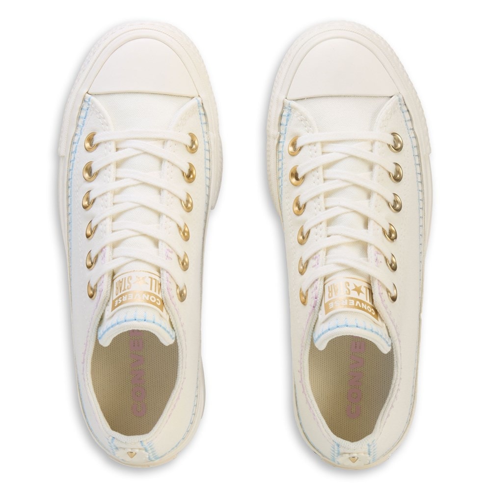 Gold chuck taylors women's online