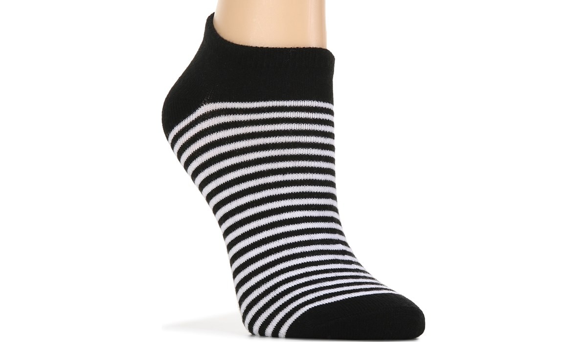 SOF SOLE Women's No Show Cushioned Non-Slip Footie Socks, 6-Pack