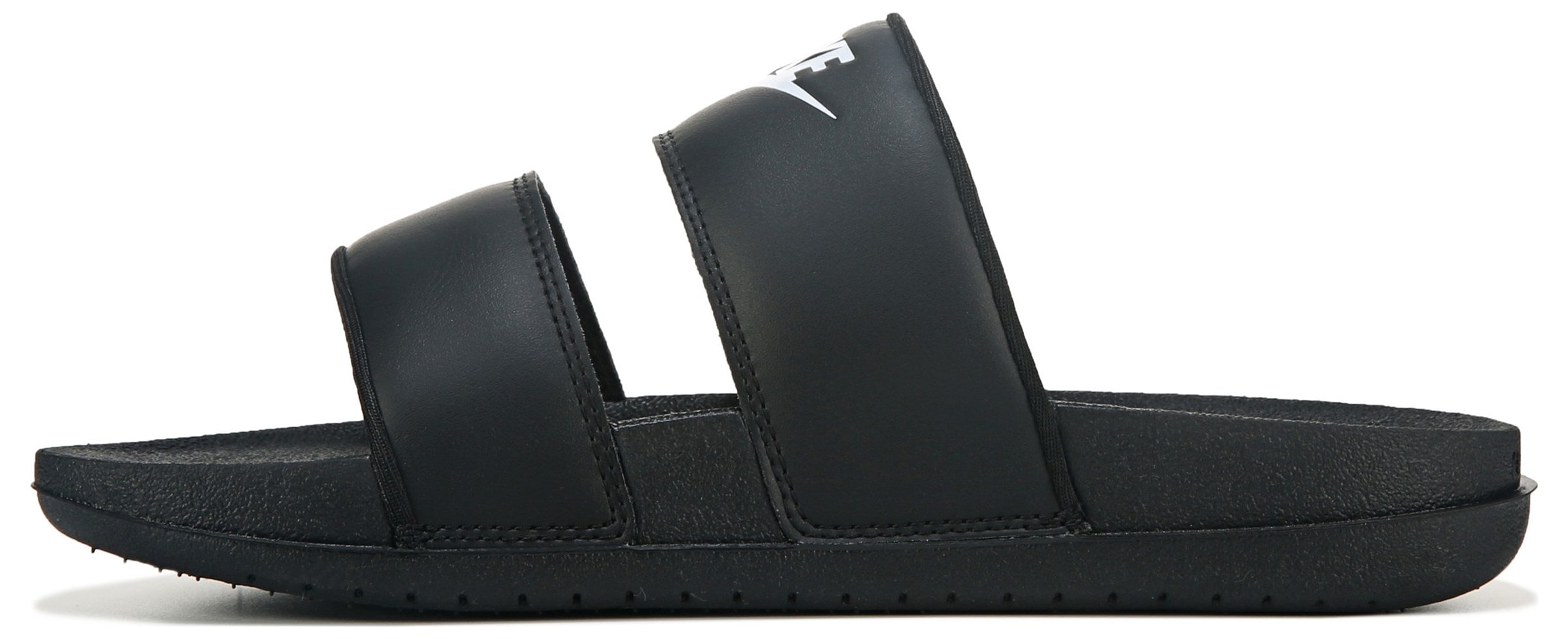 Nike duo sale slides black