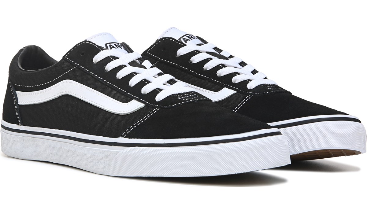 low vans black and white