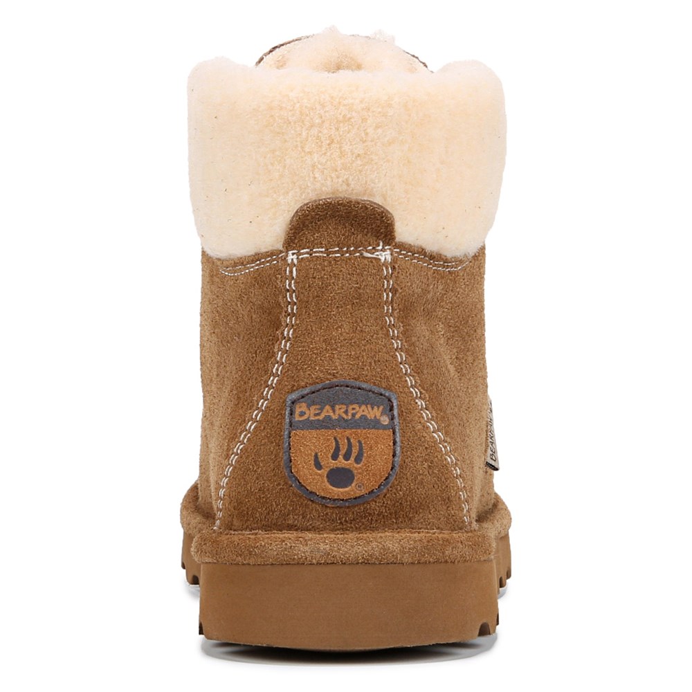 Bearpaw boots hotsell with laces