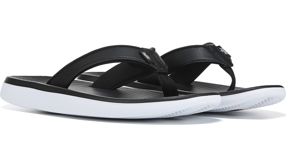 Nike Solay girls black rubber flip flop sandals size 4