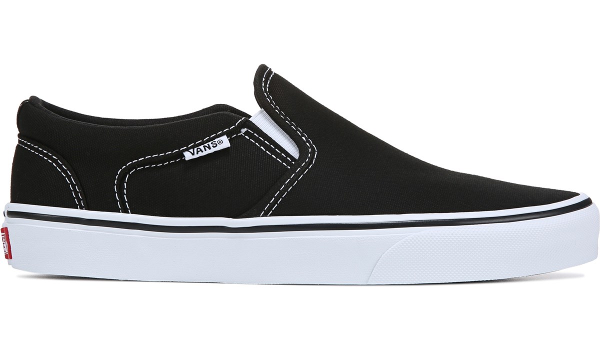 vans asher mid top slip on