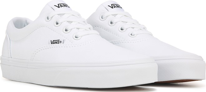 Female on sale white vans