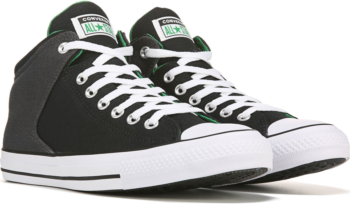 black high top converse famous footwear