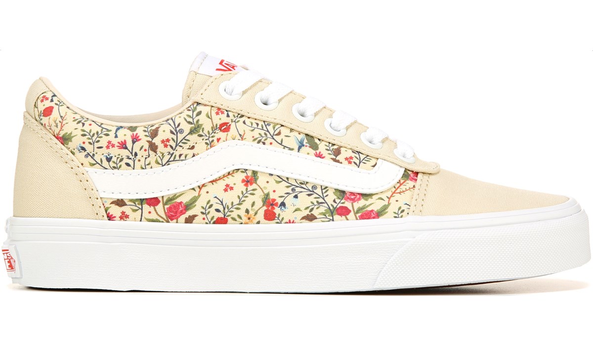 vans ward trainers floral