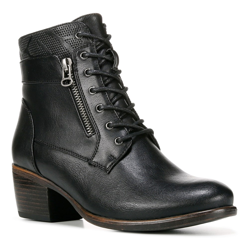 Black Lace up Boots -  Canada