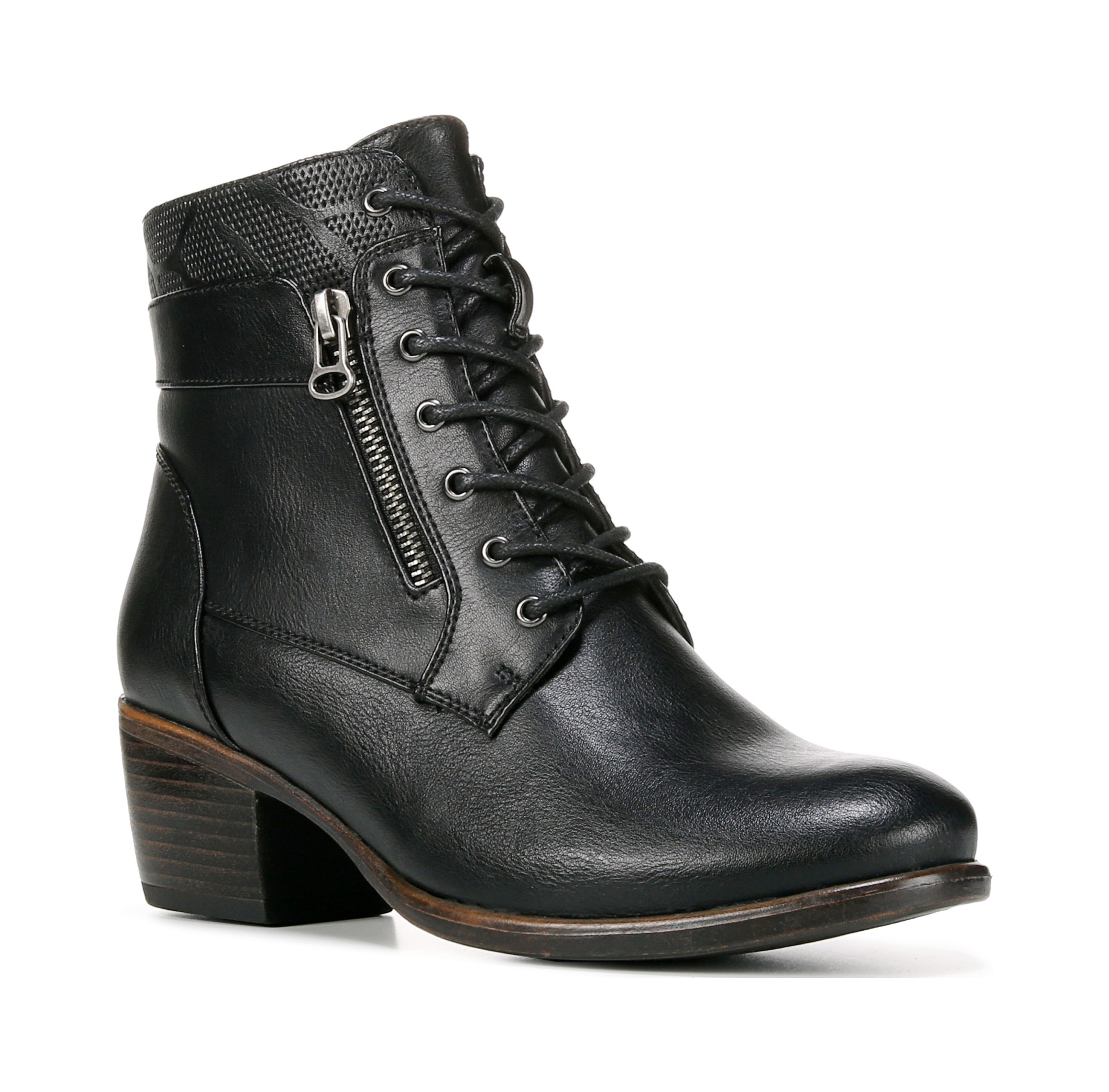 CAPE ROBBIN Women's Eva-1 Lace-Up Boot EVA-1/BLACK - Shiekh