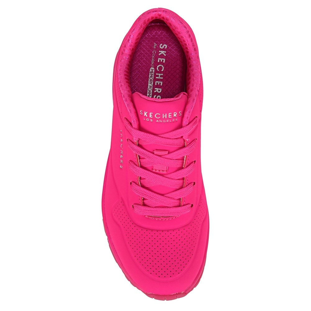 Skechers Unisex-Child Sport, Air Cooled Memory Foam, Girls Lace Up Sneaker