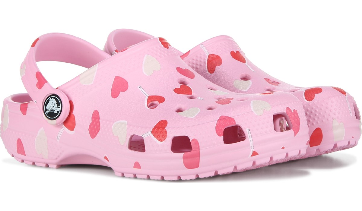 Crocs Classic Glitter Clog - Little Kid / Big Kid - Flamingo Pink